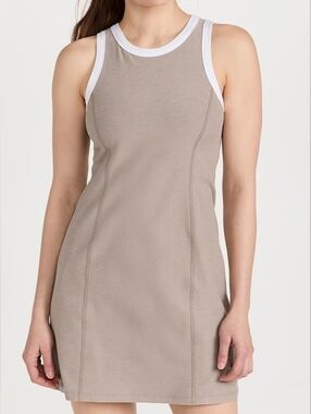 knee length dresses for ladies Beyond Yoga Featherweight Summer Gather Mini Dress at EverydayYoga.com main image 1